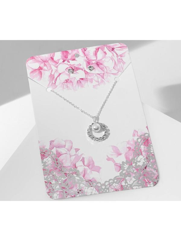 Гарнитур 2 предмета: серьги, кулон 