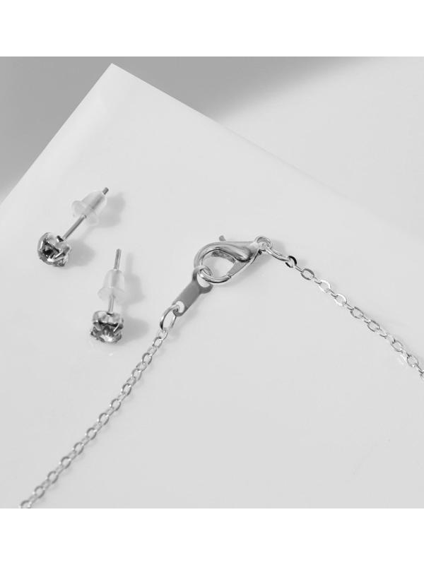 Гарнитур 2 предмета: серьги, кулон 