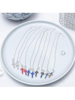 Серьги со стразами 