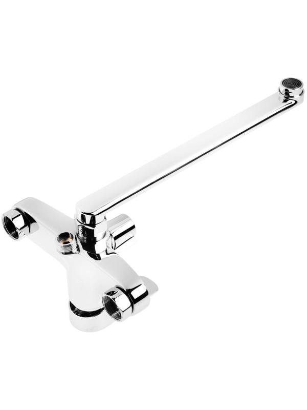 Смеситель для ванны Accoona A7165, однорычажный, излив 300 мм, хром