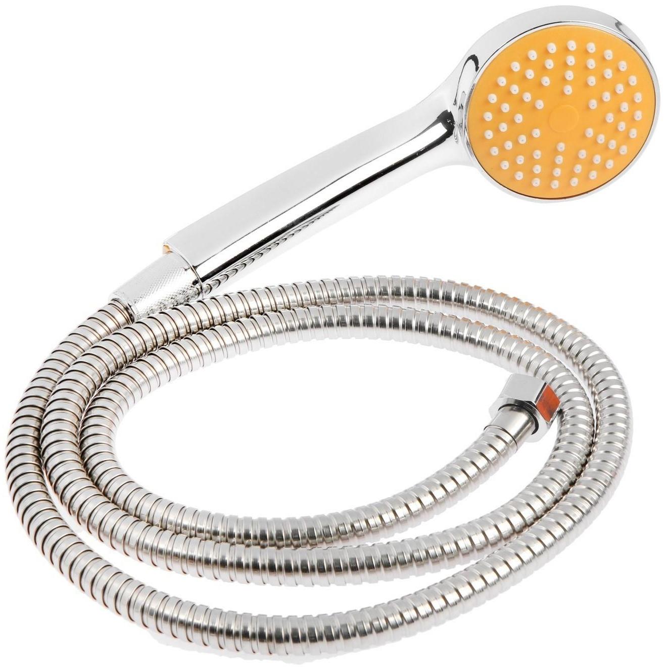 Смеситель для ванны Accoona A7182H, двухрычажный, желтый/хром