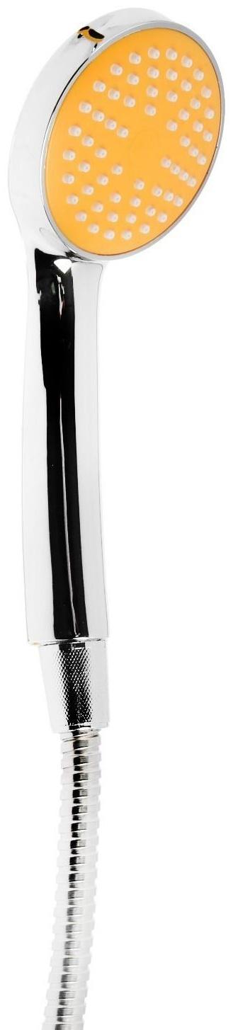 Смеситель для ванны Accoona A7182H, двухрычажный, желтый/хром