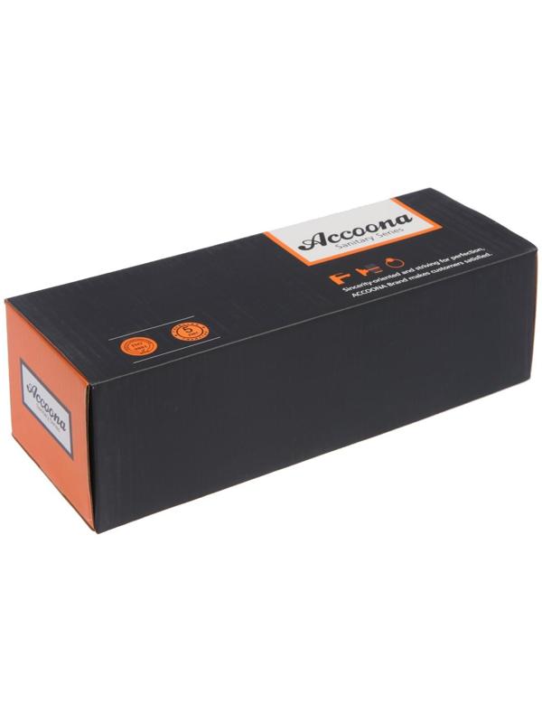 Смеситель для ванны Accoona A7182H, двухрычажный, желтый/хром