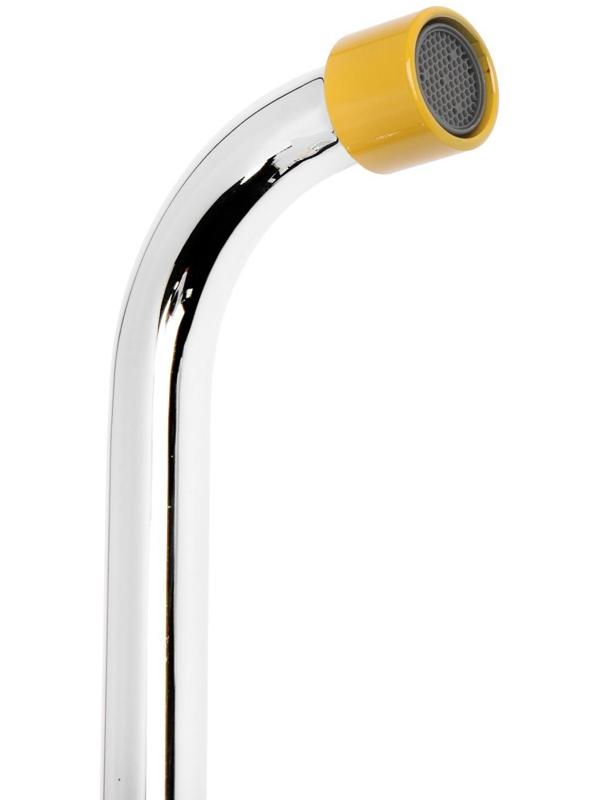 Смеситель для ванны Accoona A7182H, двухрычажный, желтый/хром