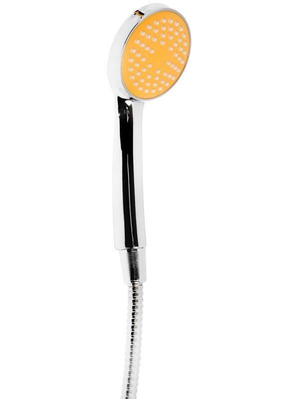 Смеситель для ванны Accoona A7182H, двухрычажный, желтый/хром