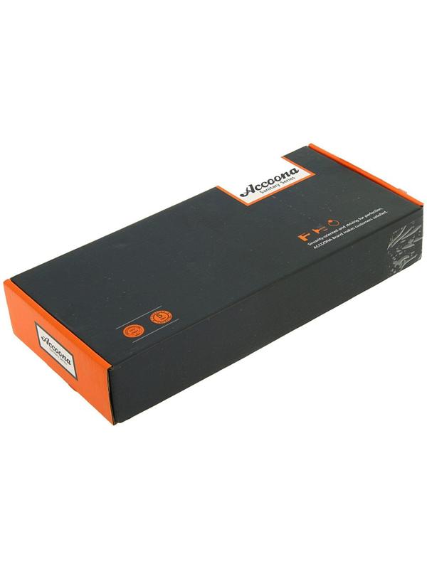 Смеситель для кухни Accoona A4882M, двухрычажный, с гибким изливом, синий/хром