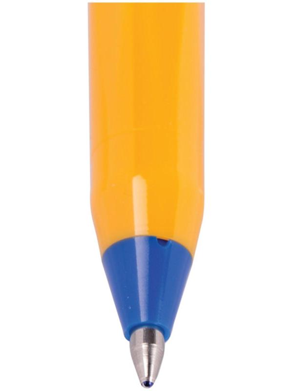 Ручка шариковая Schneider TOPS 505, узел 0.8 мм, оранжевый корпус, светостойкие чернила, синие