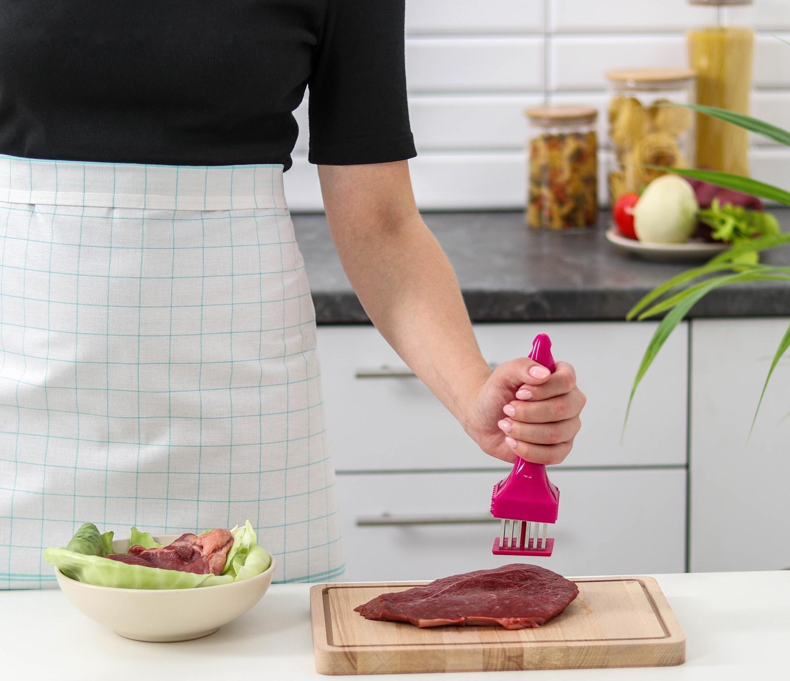 Тендерайзер для мяса Доляна, 18,5 см, цвет МИКС