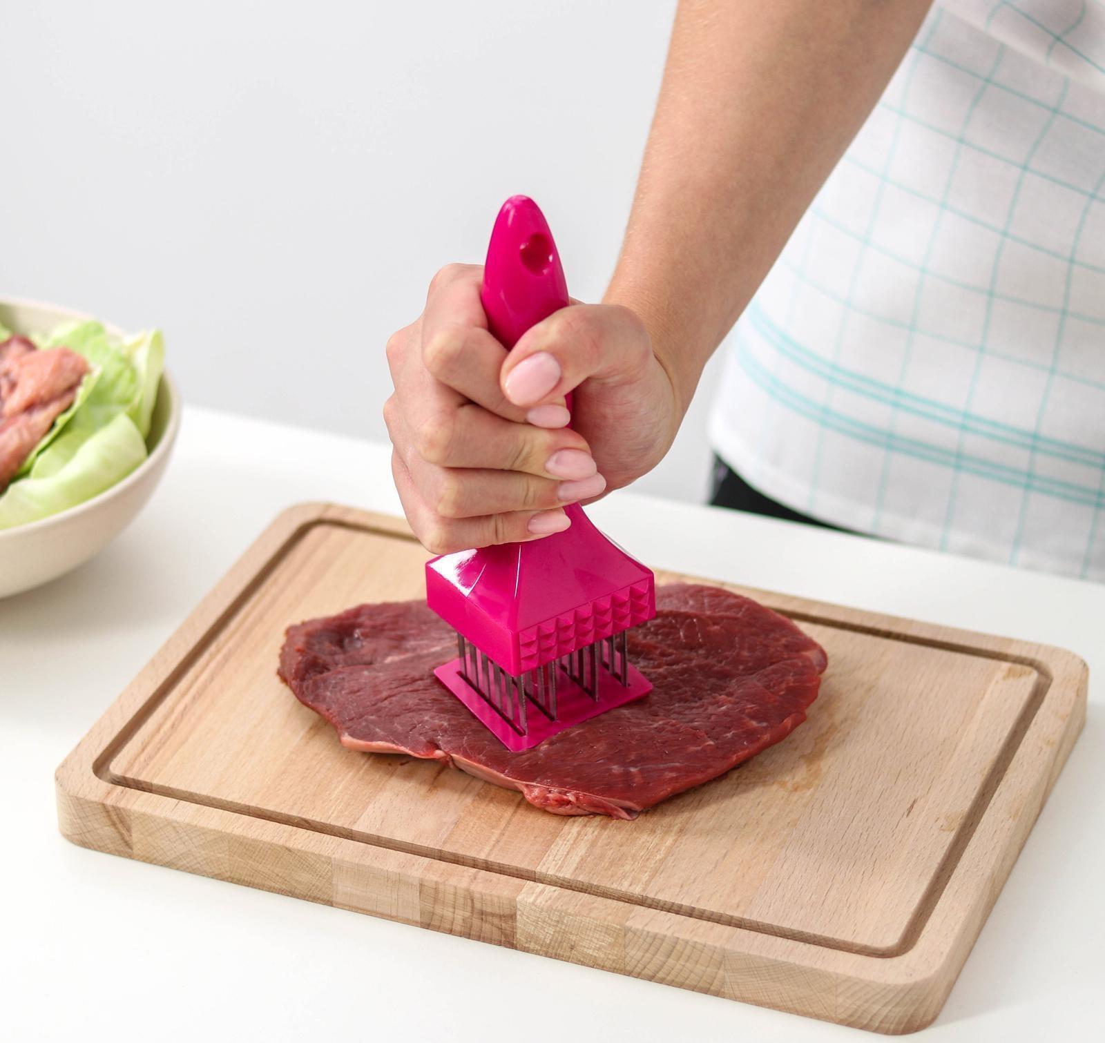 Тендерайзер для мяса Доляна, 18,5 см, цвет МИКС