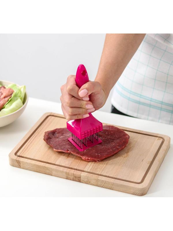 Тендерайзер для мяса Доляна, 18,5 см, цвет МИКС