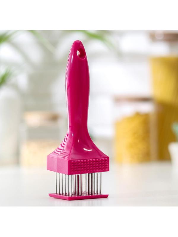 Тендерайзер для мяса Доляна, 18,5 см, цвет МИКС