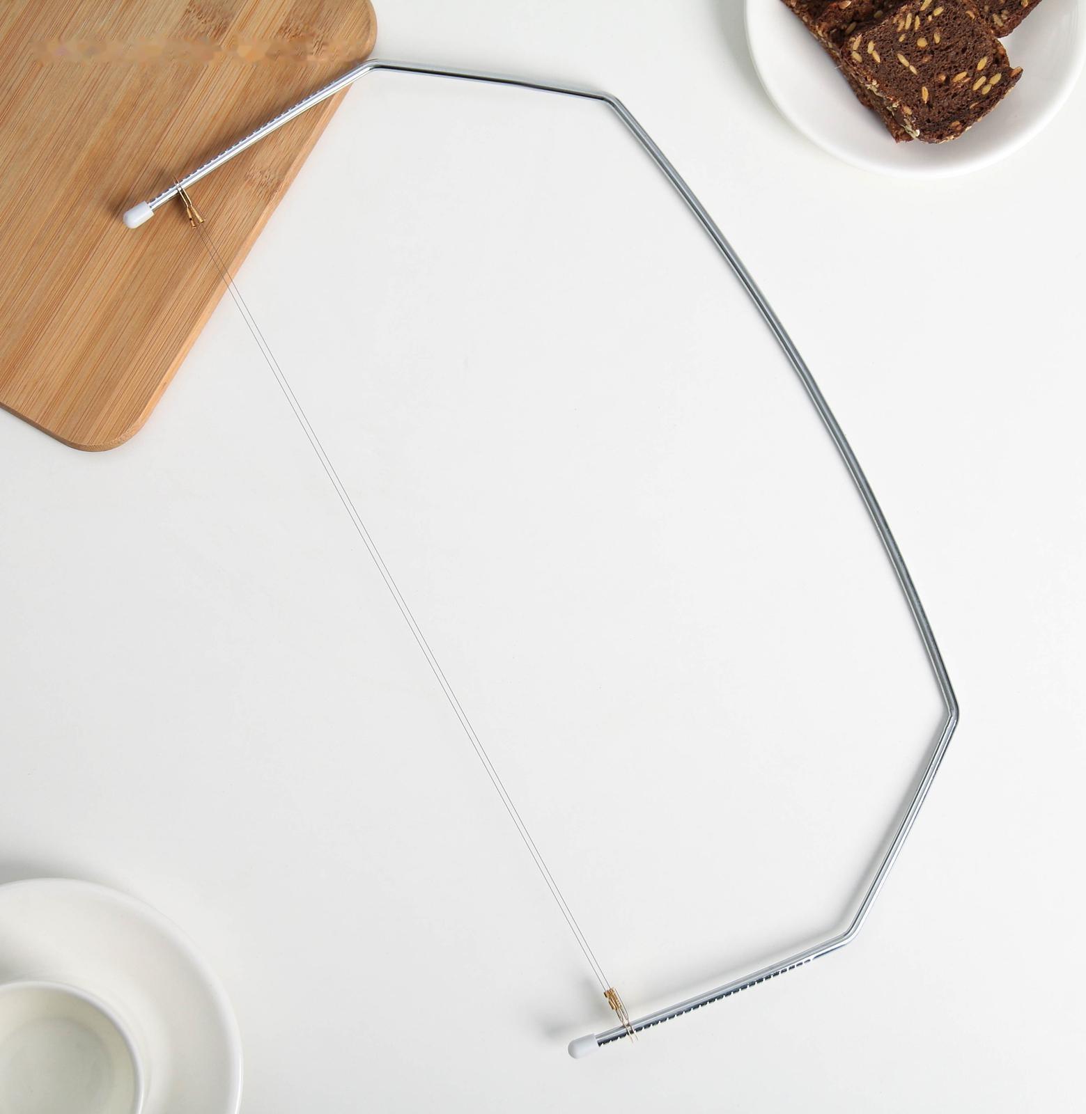 Струна для нарезки бисквита Доляна, 45×21 см