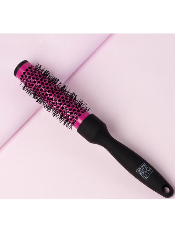 Брашинг, вентилируемый, d = 2,5/4 × 24,5 см, цвет чёрный/малиновый