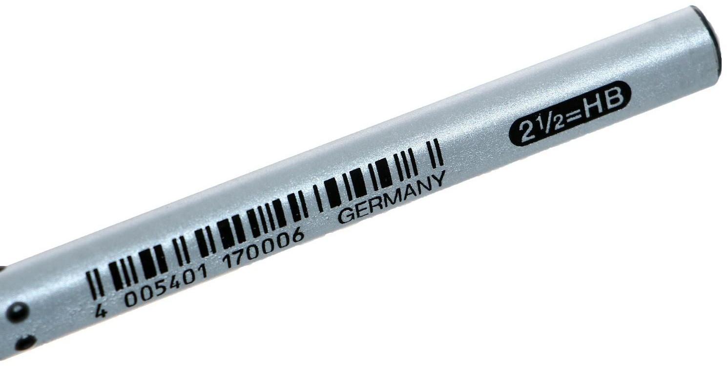 Карандаш чёрнографитный Faber-Castell Grip 2001 HB профессиональный, трёхгранный корпус, массажные шашечки, ЦЕНА ЗА 1 ШТУКУ