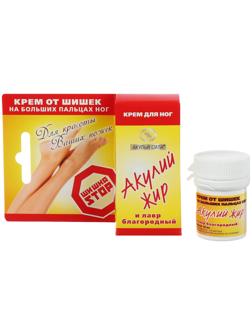 Крем для ног от шишек «Акулья сила», акулий жир и лавр благородный, 20 мл