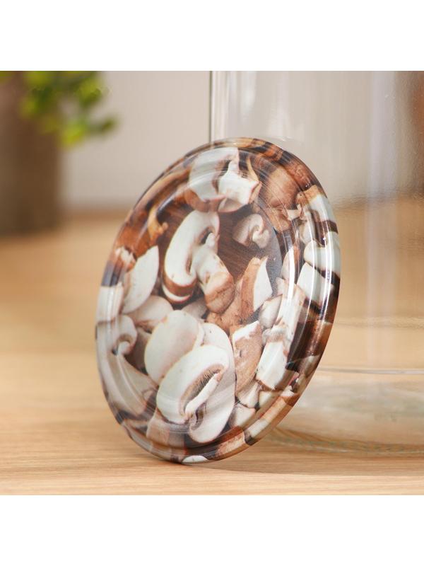 Крышка для консервирования «Элит», СКО-82 мм, лакированная, упаковка 50 шт, цвет МИКС