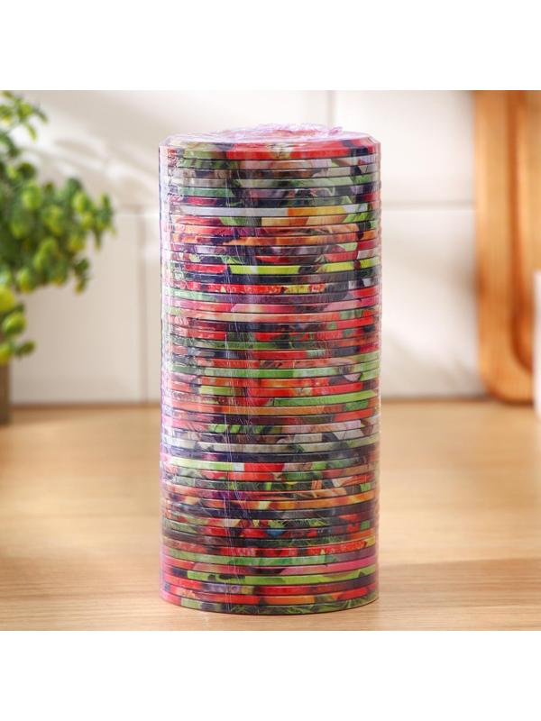 Крышка для консервирования «Элит», СКО-82 мм, лакированная, упаковка 50 шт, цвет МИКС