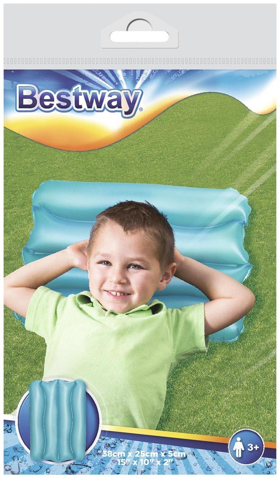 Подушка надувная 38 х 25 х 5 см, цвета МИКС, 52127 Bestway