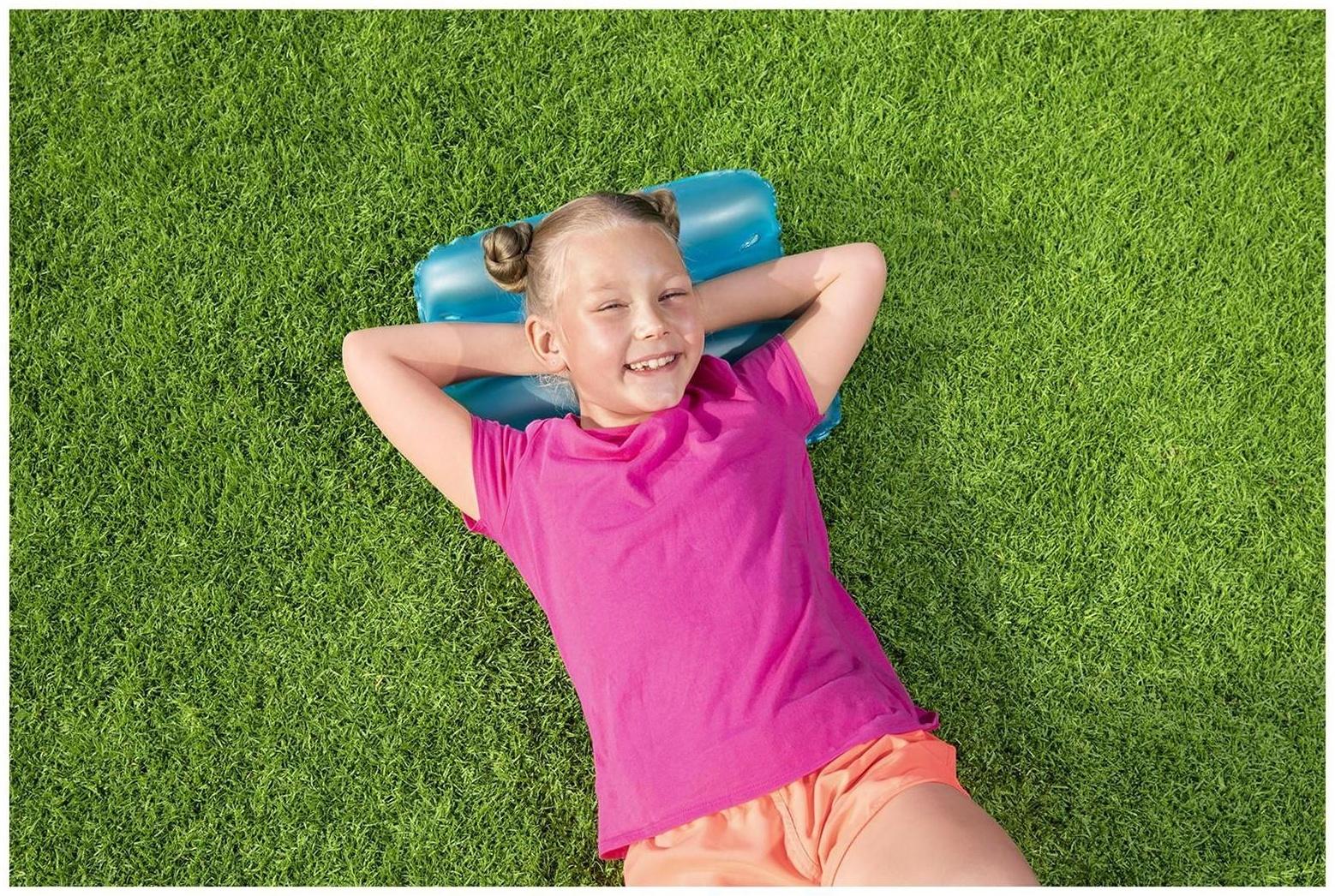 Подушка надувная 38 х 25 х 5 см, цвета МИКС, 52127 Bestway