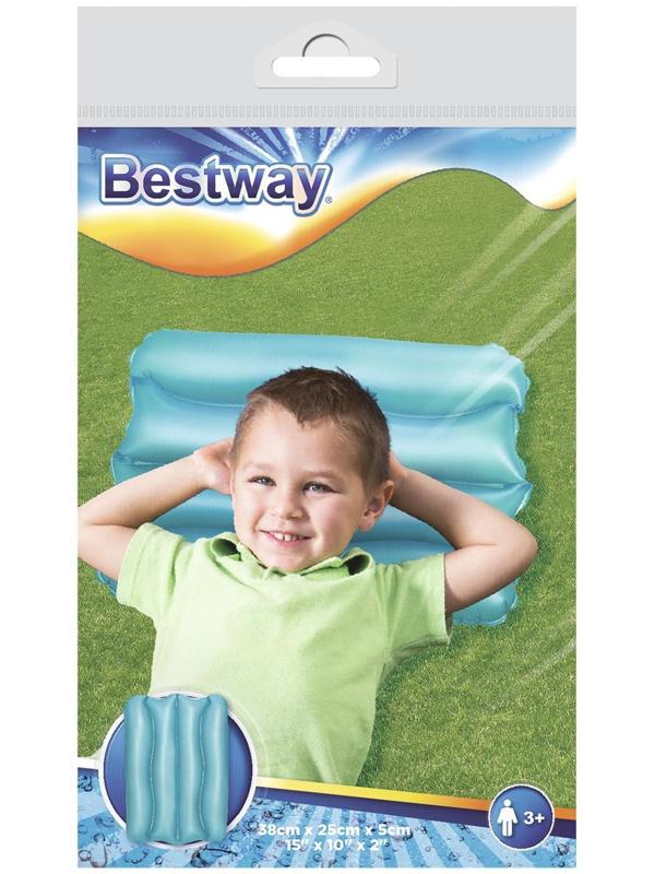 Подушка надувная 38 х 25 х 5 см, цвета МИКС, 52127 Bestway