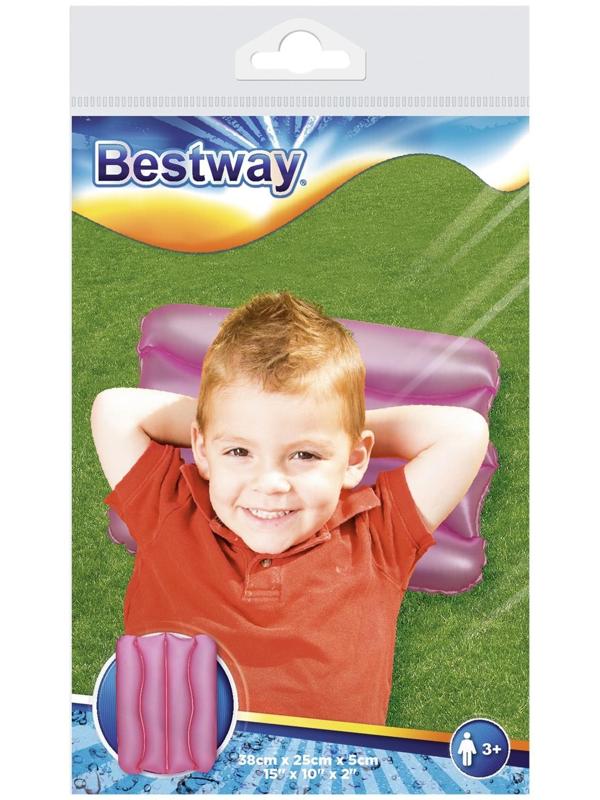 Подушка надувная 38 х 25 х 5 см, цвета МИКС, 52127 Bestway