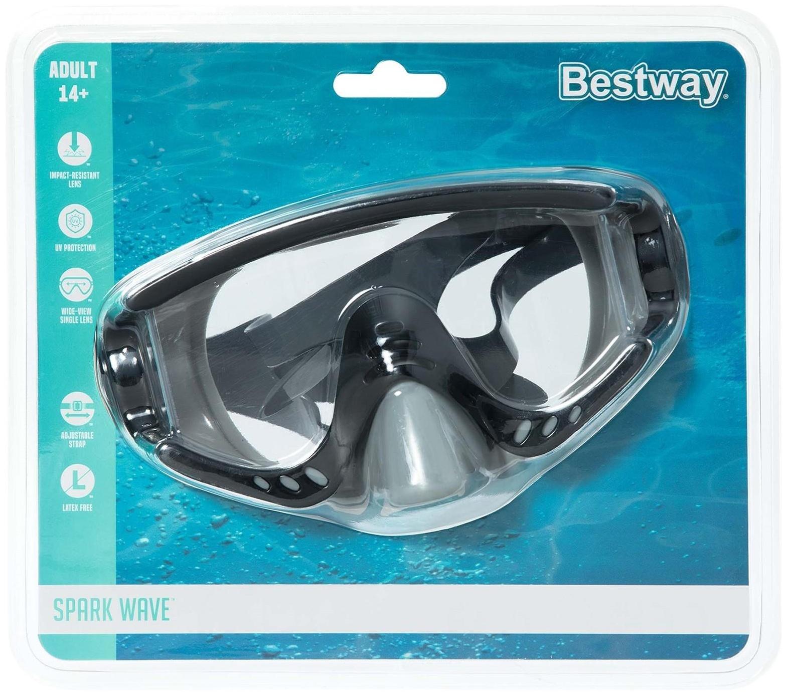 Маска для плавания Splash Tech, от 14 лет, цвета МИКС, 22044 Bestway