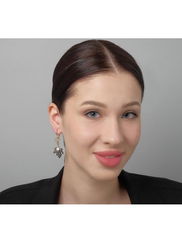 Серьги со стразами 