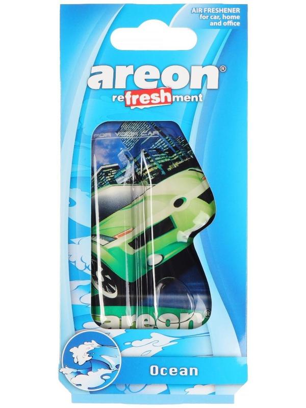 Ароматизатор на зеркало Areon Refreshment гелевый, океан 704-025-910