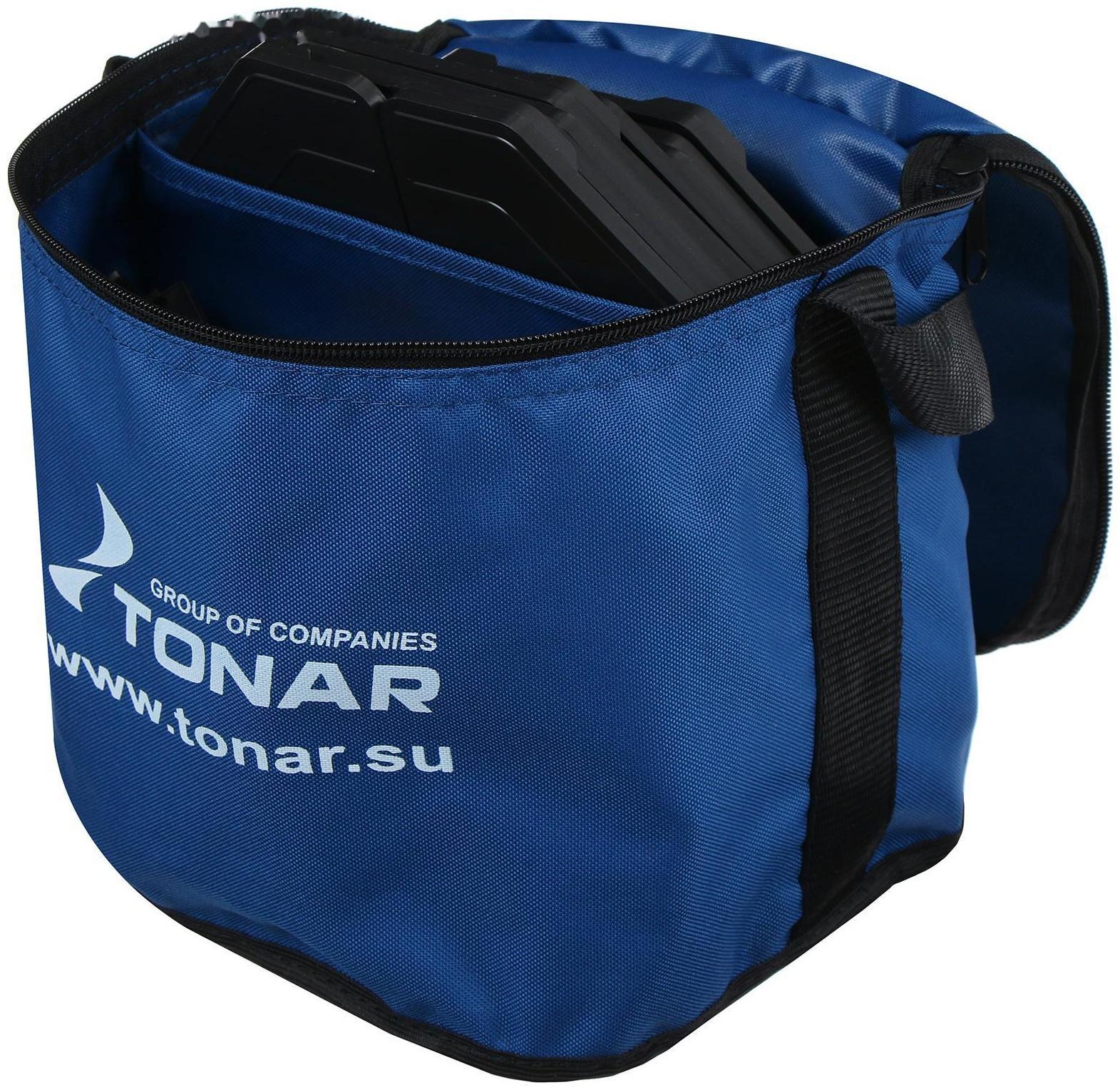 Набор жерлиц в сумке «Тонар», d=185 мм, катушка d=65 мм, 10 шт. ЖЗ-04