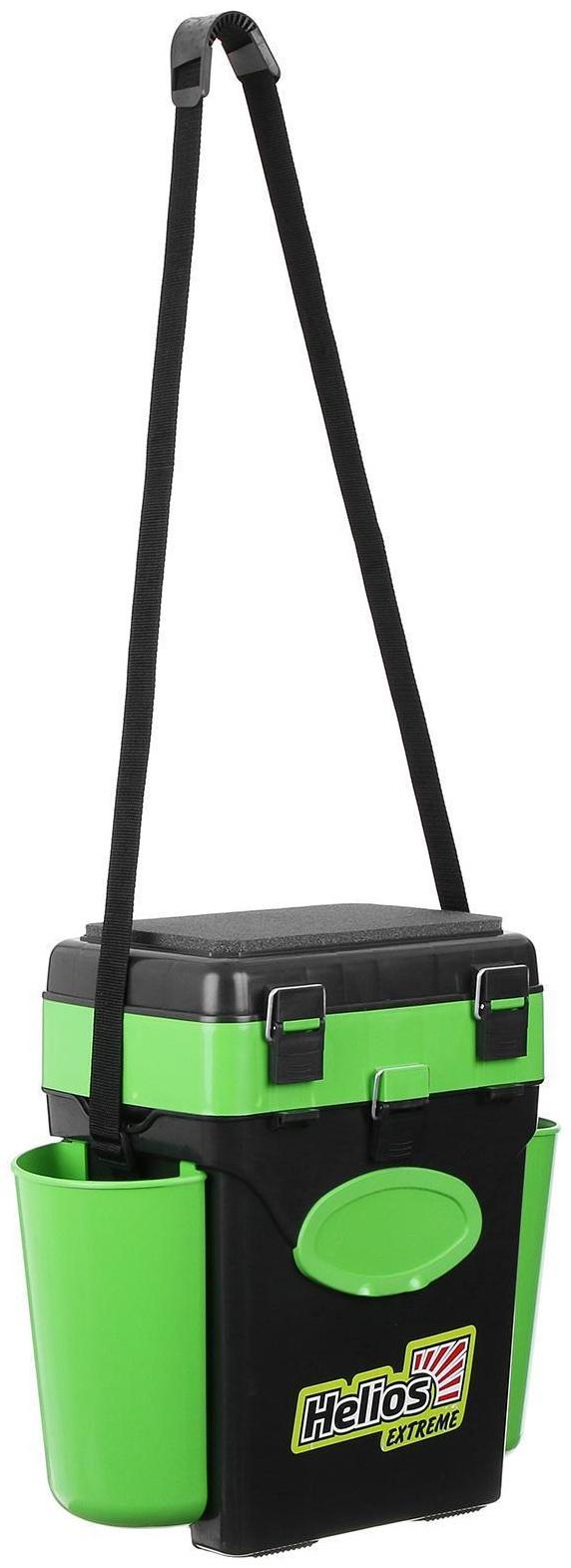 Ящик зимний Helios FishBox 10 л, цвет зелёный