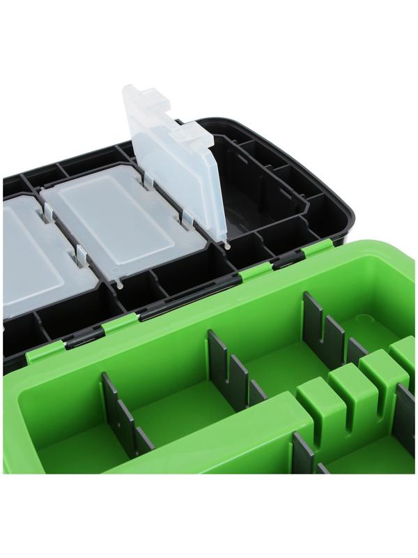 Ящик зимний Helios FishBox 10 л, цвет зелёный