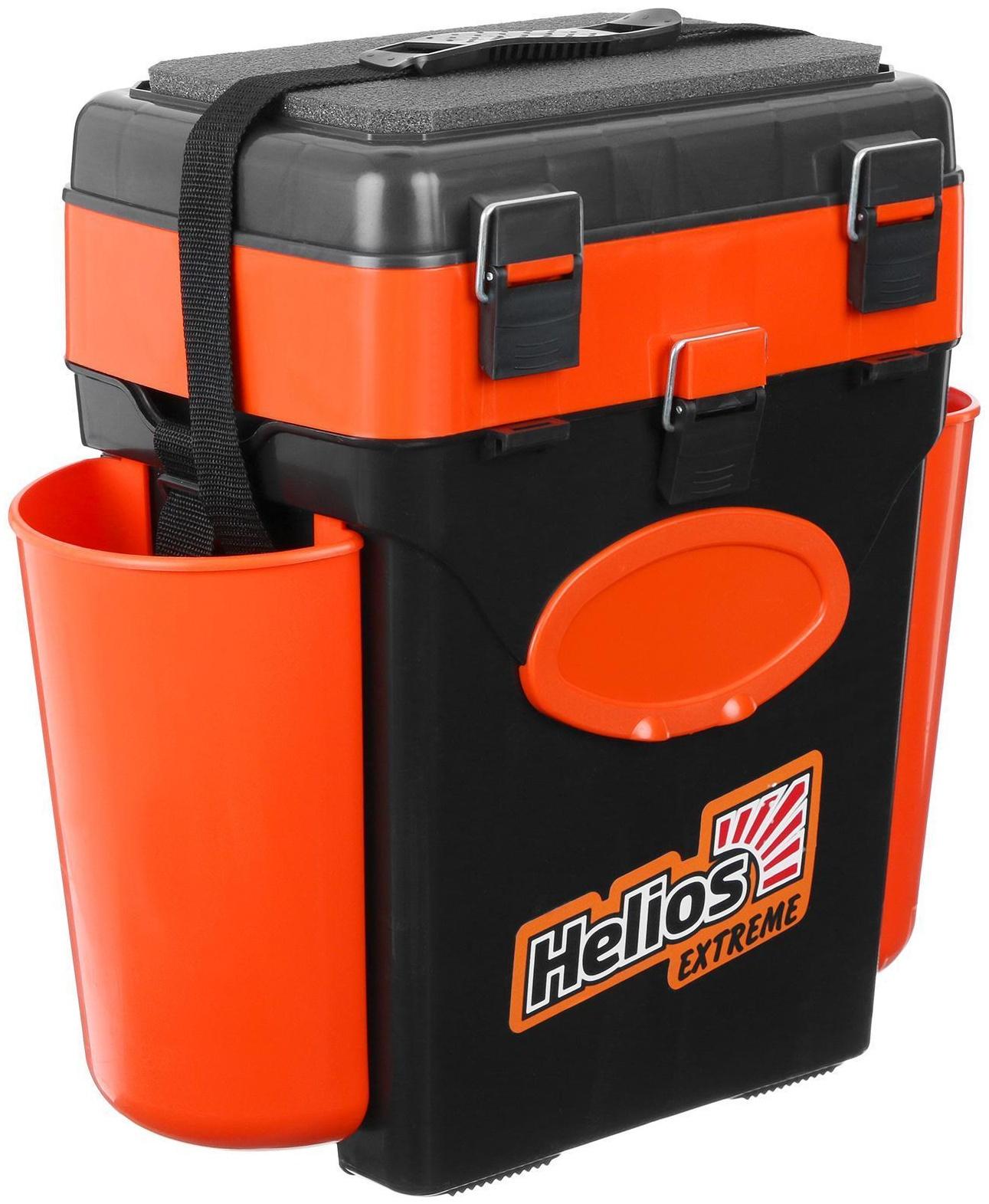 Ящик зимний Helios FishBox 10 л, цвет оранжевый