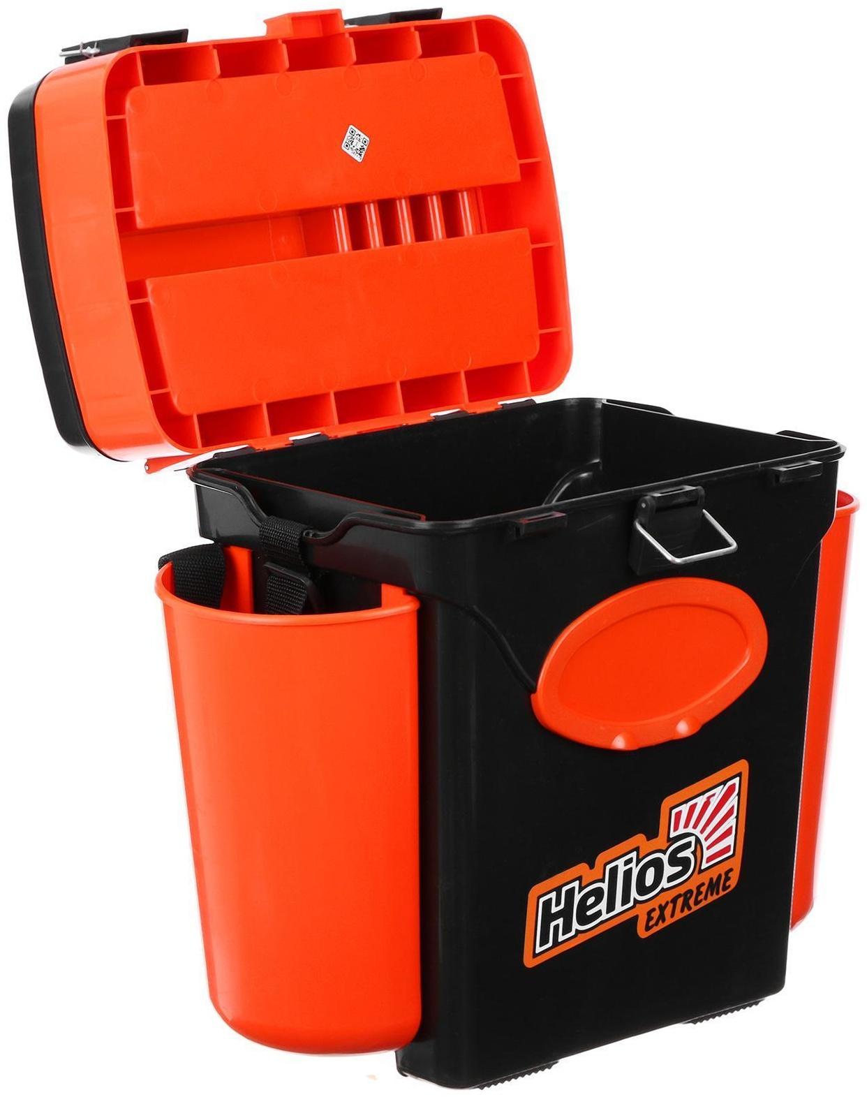 Ящик зимний Helios FishBox 10 л, цвет оранжевый