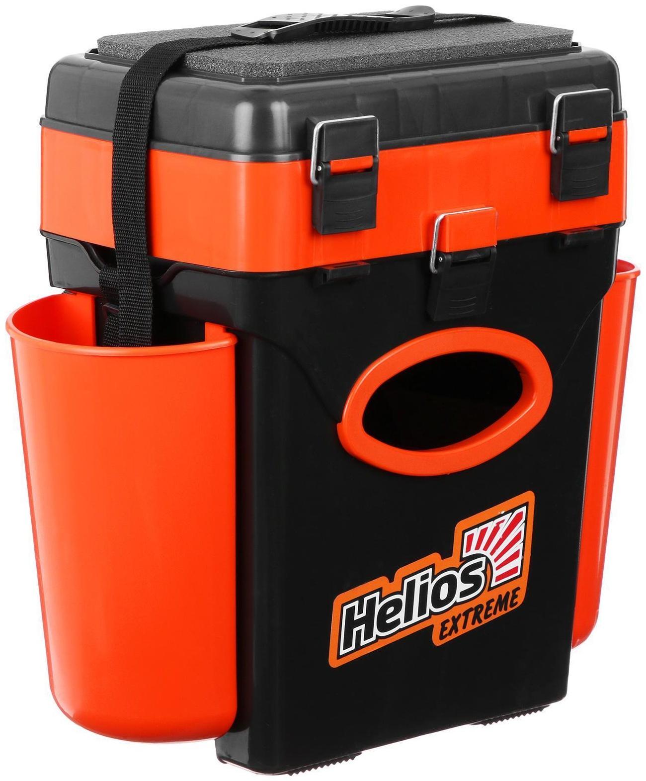 Ящик зимний Helios FishBox 10 л, цвет оранжевый