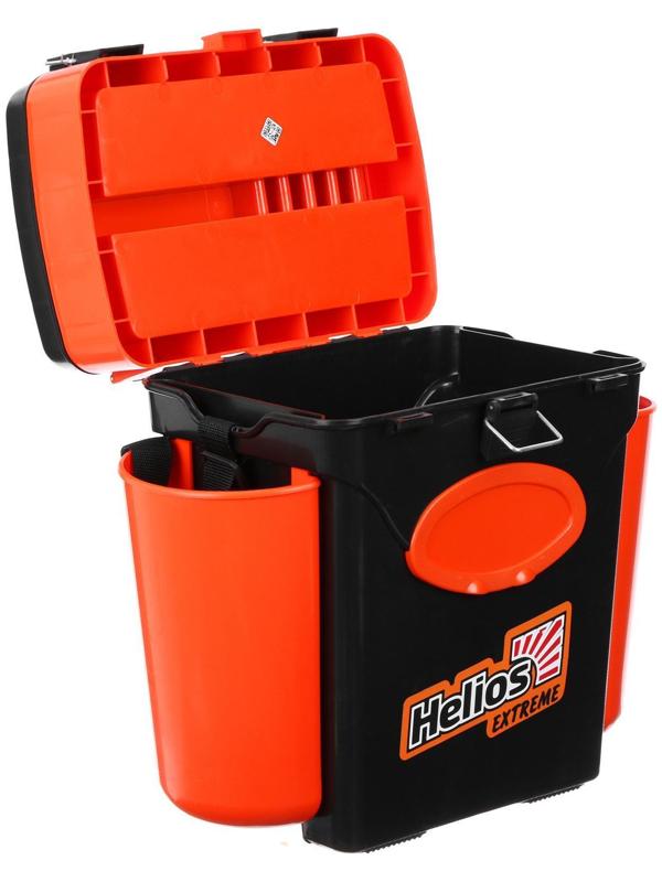 Ящик зимний Helios FishBox 10 л, цвет оранжевый