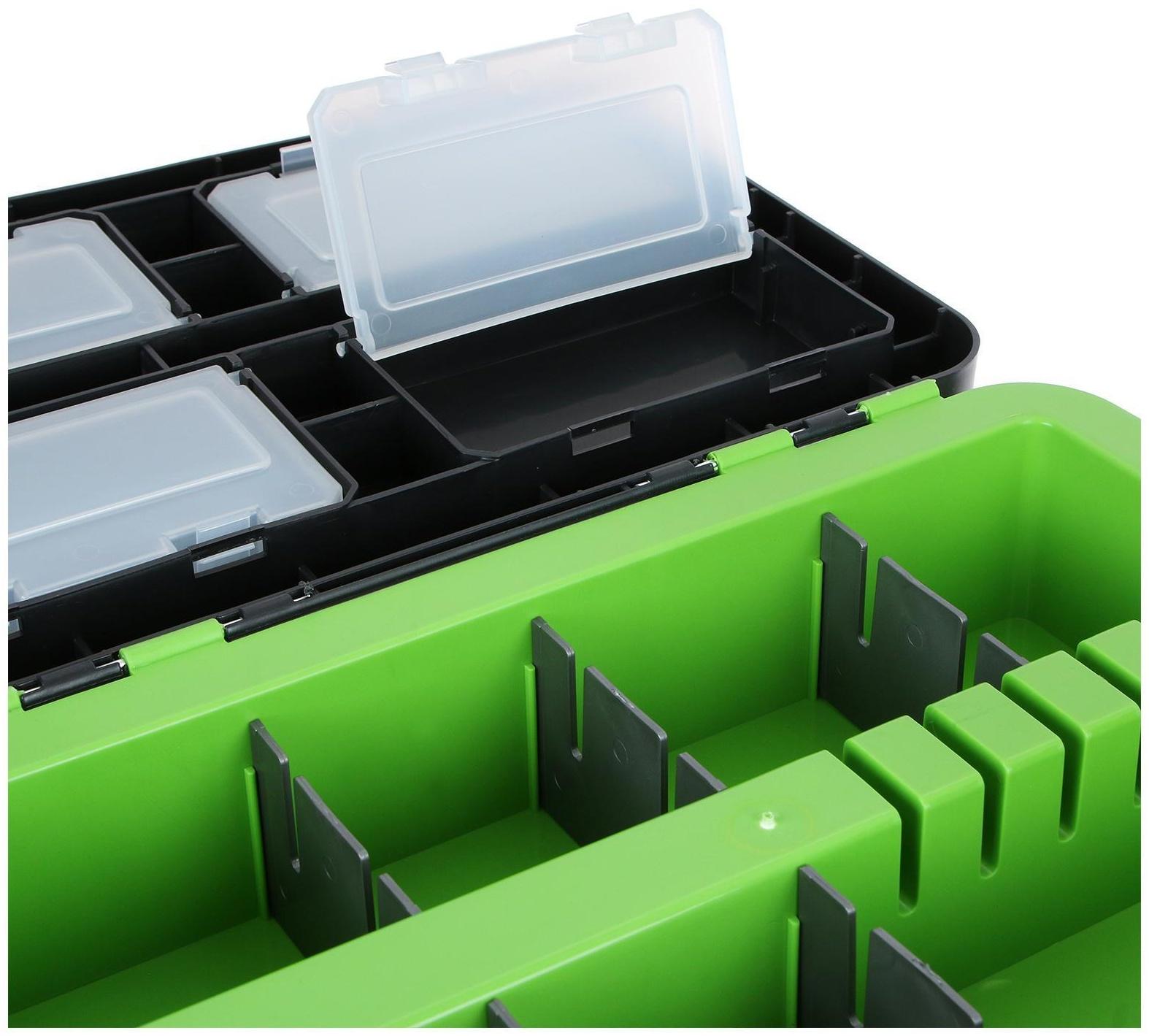 Ящик зимний Helios FishBox 19 л, цвет зелёный