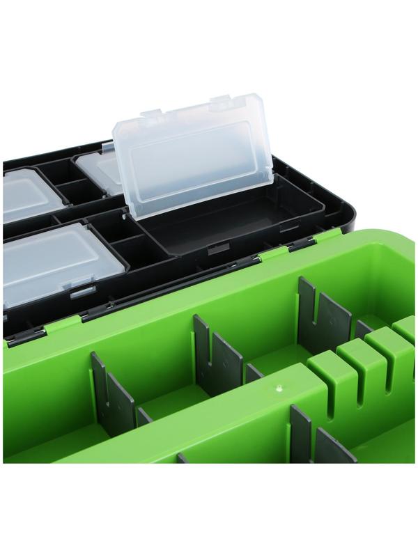 Ящик зимний Helios FishBox 19 л, цвет зелёный