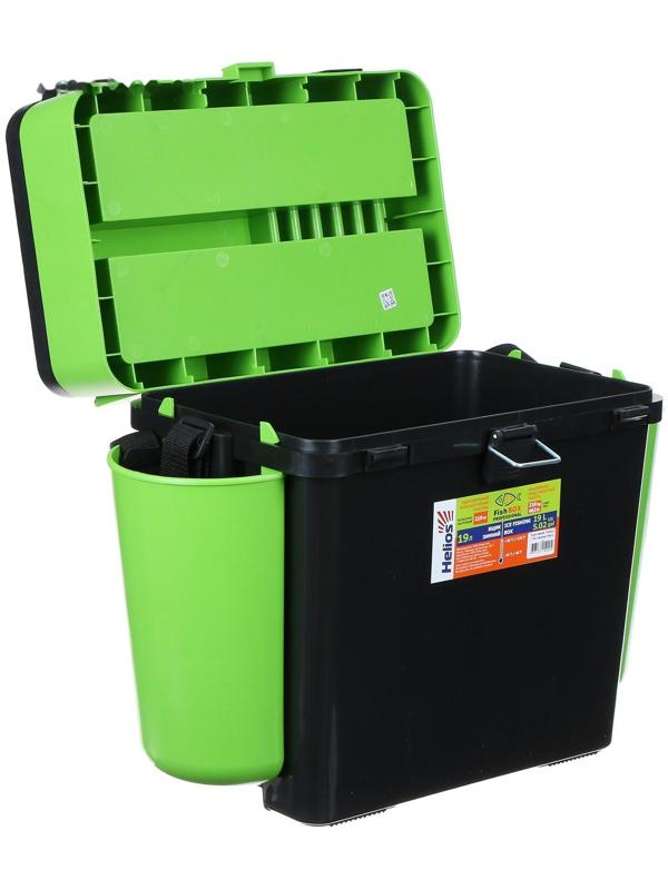 Ящик зимний Helios FishBox 19 л, цвет зелёный