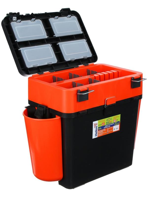 Ящик зимний Helios FishBox 19 л, цвет оранжевый