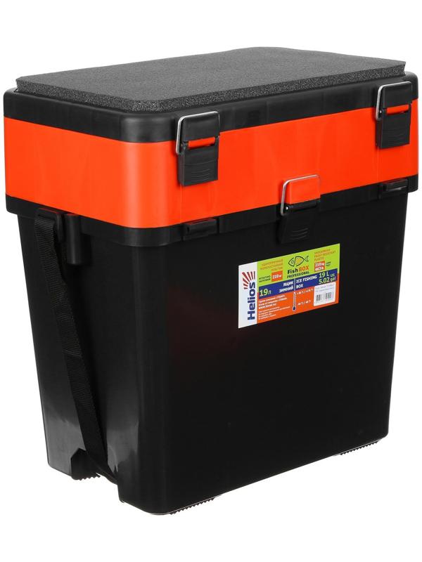 Ящик зимний Helios FishBox 19 л, цвет оранжевый