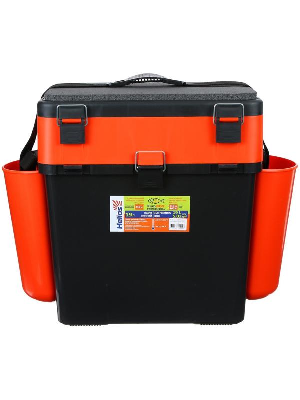 Ящик зимний Helios FishBox 19 л, цвет оранжевый