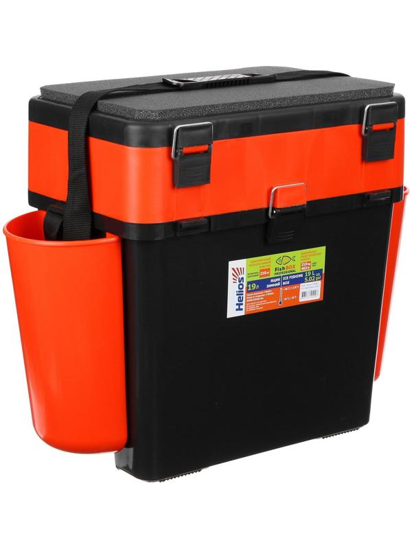 Ящик зимний Helios FishBox 19 л, цвет оранжевый