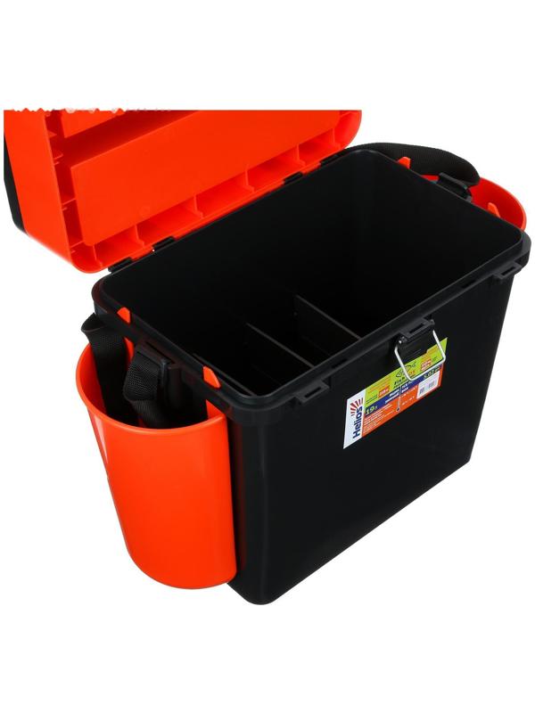 Ящик зимний Helios FishBox 19 л, цвет оранжевый