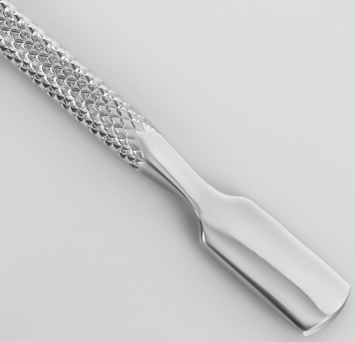 Шабер двусторонний, лопатка вогнутая, 13 см, на блистере, цвет серебристый