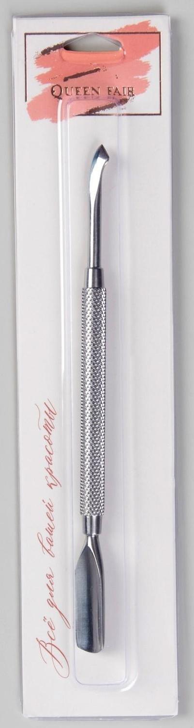 Шабер двусторонний, лопатка вогнутая, топорик, 13,5 см, на блистере, цвет серебристый