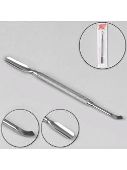 Шабер двусторонний, лопатка вогнутая, топорик, 13,5 см, на блистере, цвет серебристый