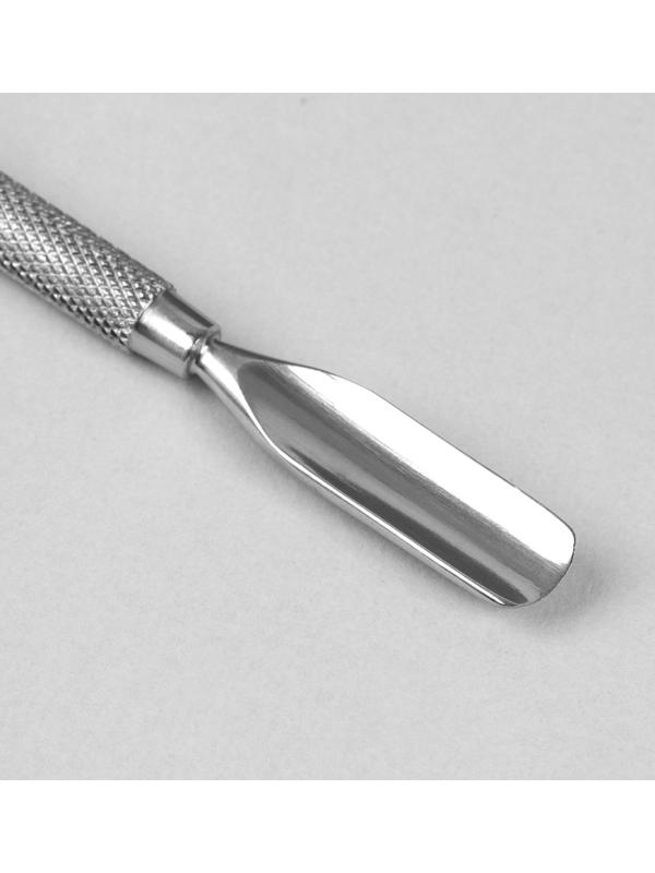 Шабер двусторонний, лопатка вогнутая, топорик, 13,5 см, на блистере, цвет серебристый