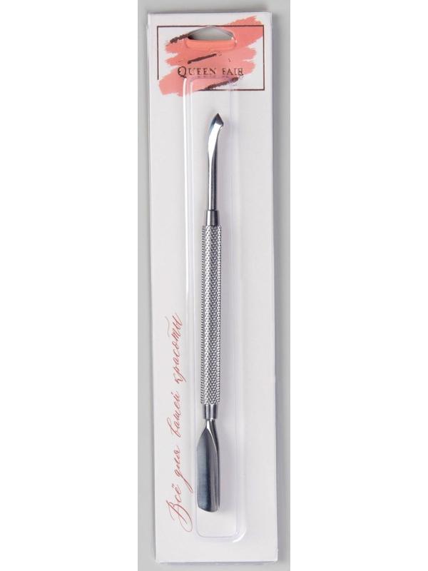 Шабер двусторонний, лопатка вогнутая, топорик, 13,5 см, на блистере, цвет серебристый