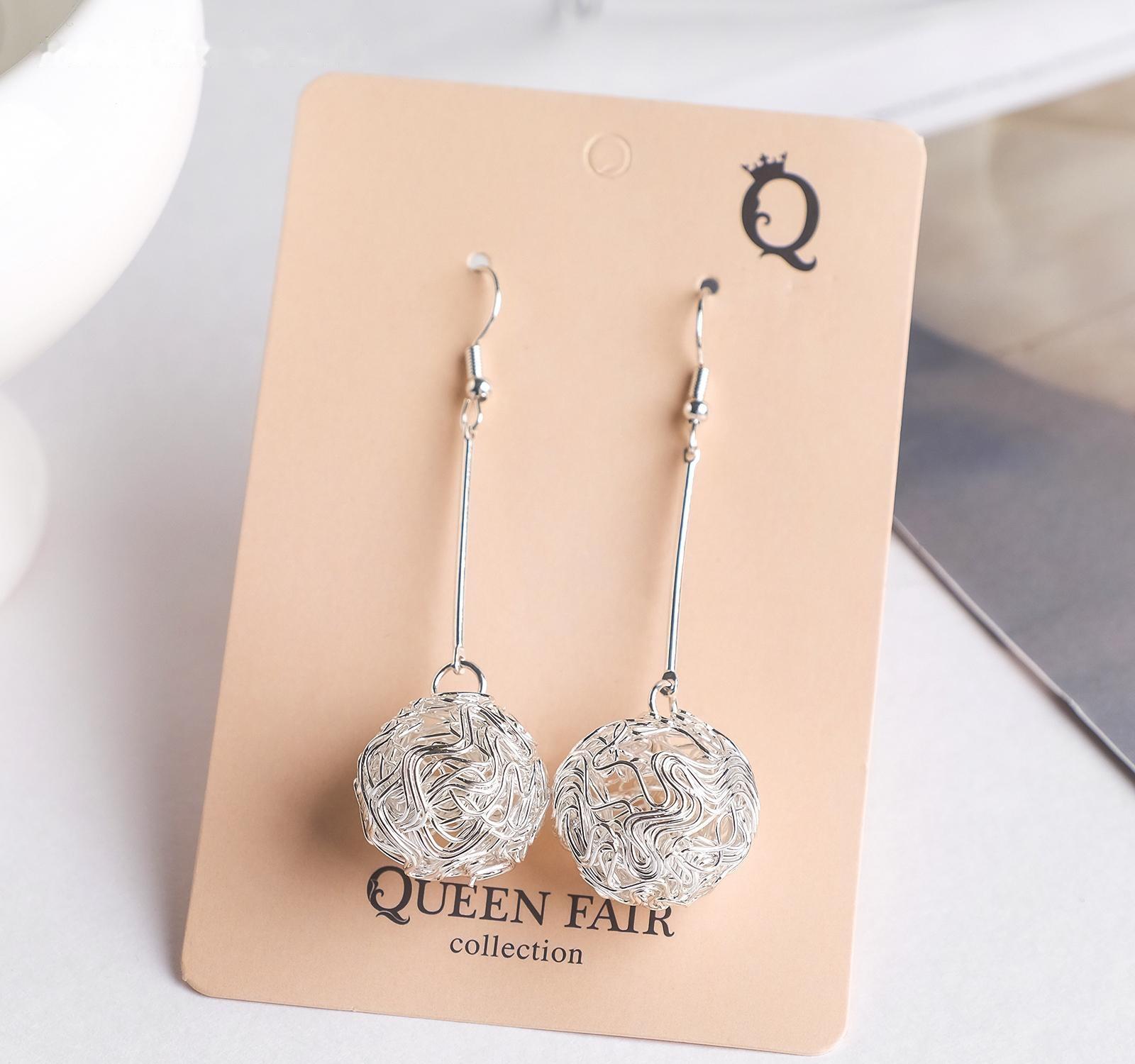 Серьги висячие 