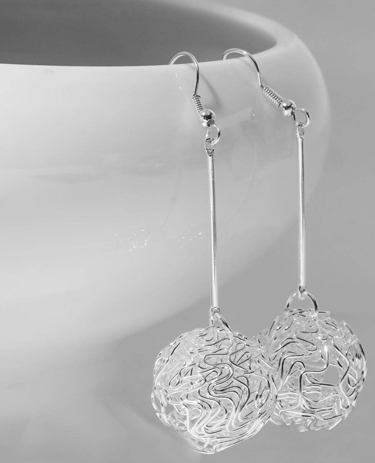 Серьги висячие 